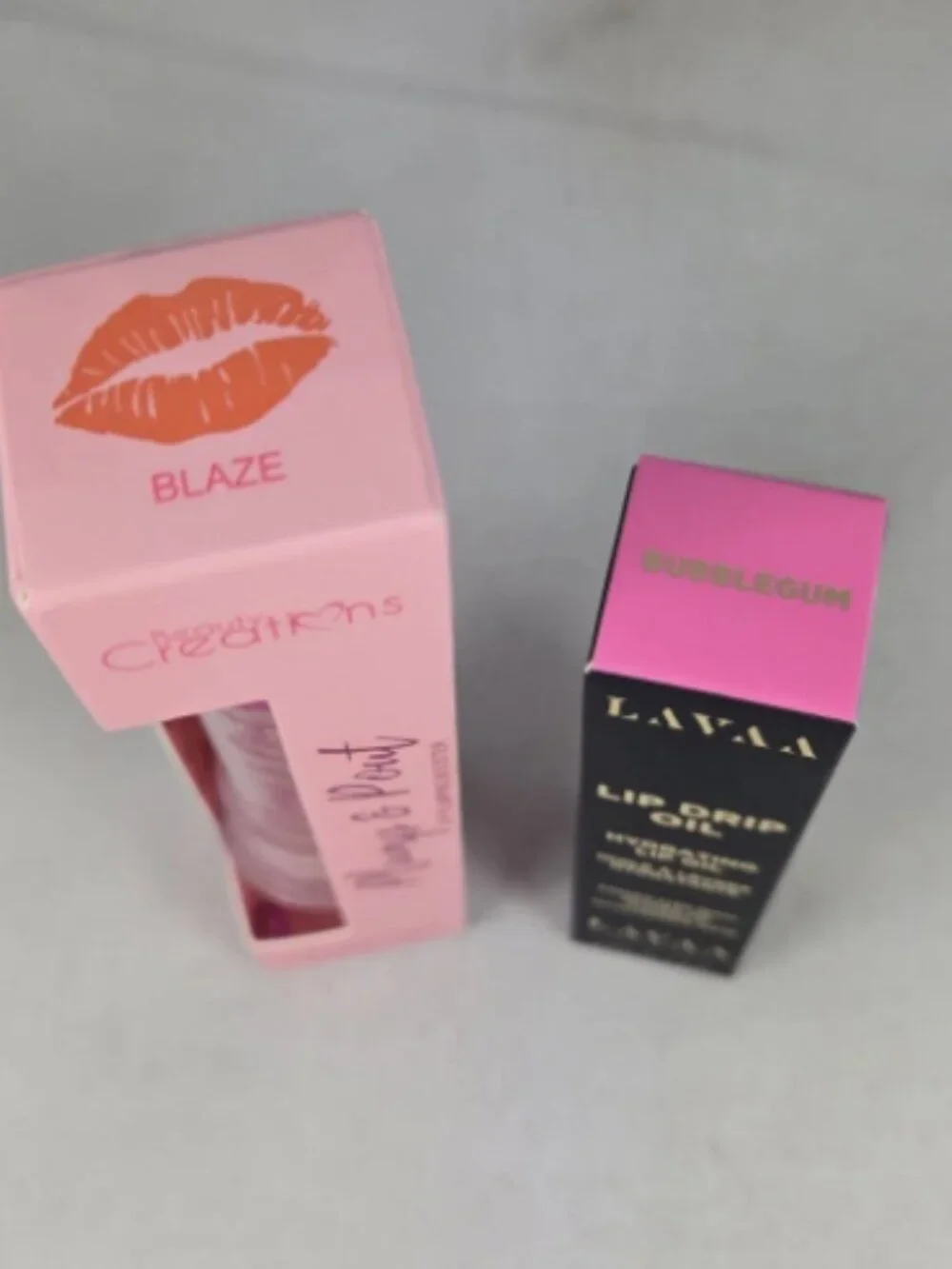 NEW Lip Bundle Lavaa Drip Oil Bubblegum & Beauty Creations Plump & Pout Blaze